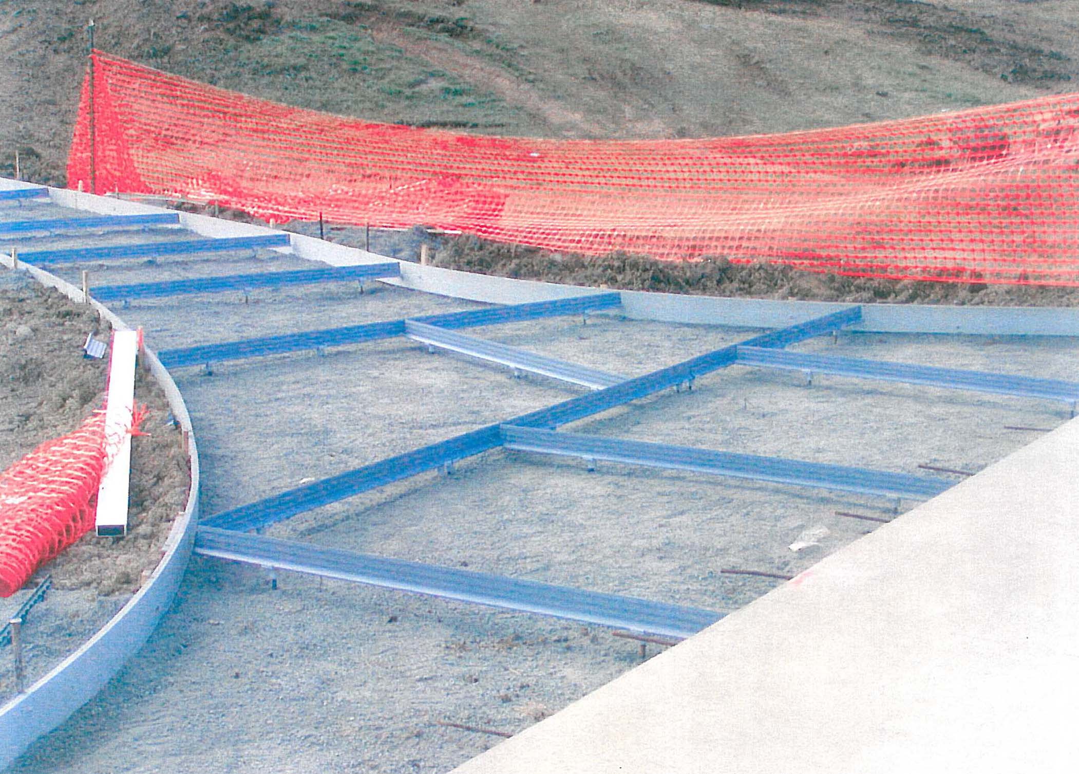 Aménagement de voirie béton désactivé