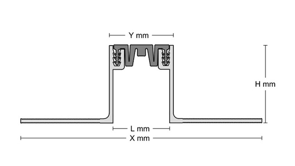 Joint de dilatation BE-30 Toffolo Alu gomme EPDM